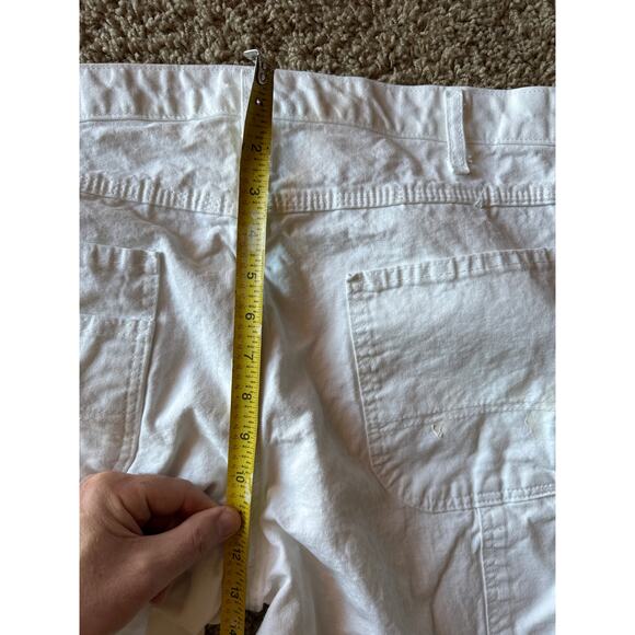 Dickies 36x34 White Painted Painters Workwear Carpenter Pants - Picture 9 of 10